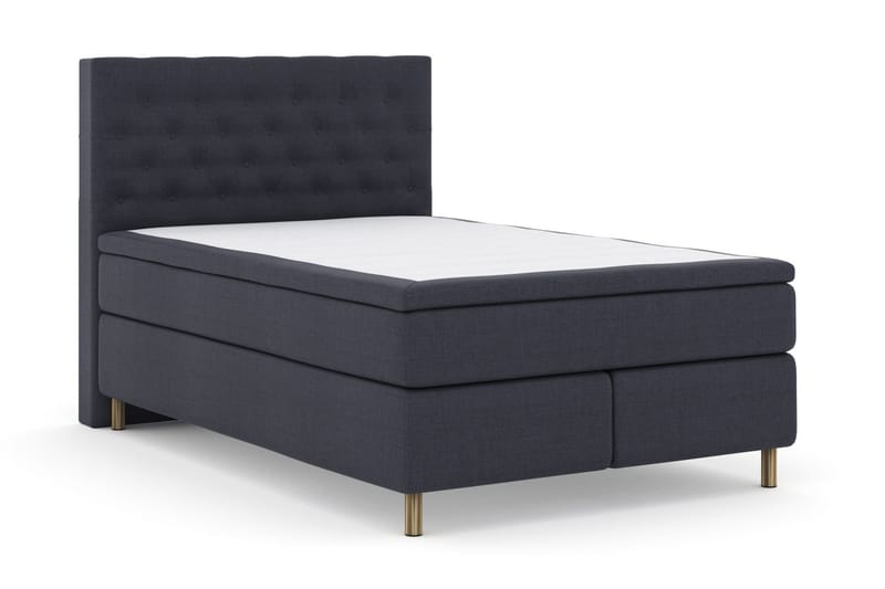 Select No 4 Kontinentalsäng 140x200 Fast/Medium - Blå/Metall - Möbler - Sovrum - Sängar - Kontinentalsängar