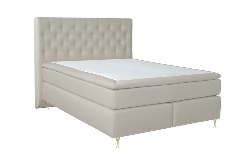 Select No 4 Kontinentalsäng 210x210 Fast/Medium - Beige/Guld - Möbler - Sovrum - Sängar - Kontinentalsängar