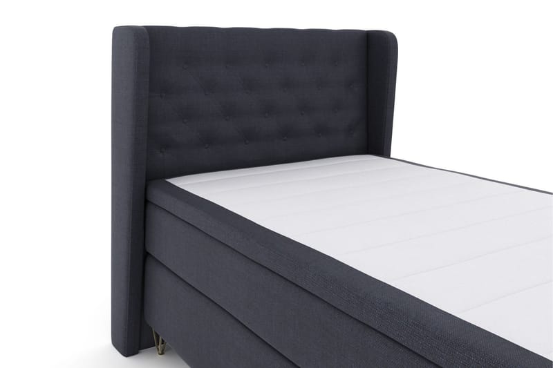 Select No 5 Komplett Sängpaket 120x200 Fast Watergel - Blå/Metall V-form - Möbler - Sovrum - Sängar - Kontinentalsängar