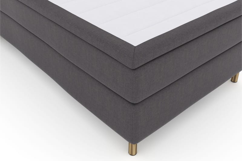 Select No 5 Komplett Sängpaket 120x200 Fast Watergel - Mörkgrå/Koppar - Möbler - Sovrum - Sängar - Kontinentalsängar