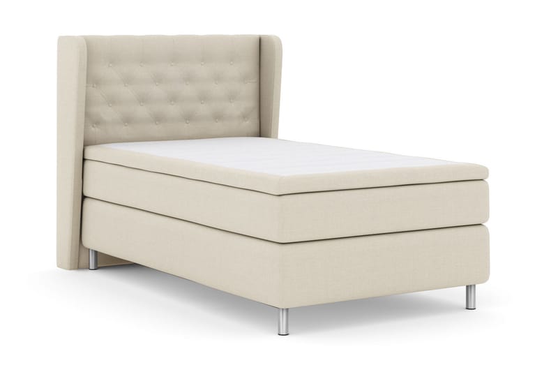 Select No 5 Komplett Sängpaket 120x200 Medium Latex - Beige/Metall - Möbler - Sovrum - Sängar - Kontinentalsängar