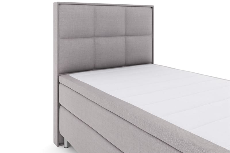 Select No 5 Komplett Sängpaket 120x200 Medium Latex - Ljusgrå/Metall - Möbler - Sovrum - Sängar - Kontinentalsängar