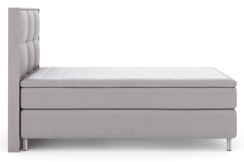 Select No 5 Komplett Sängpaket 120x200 Medium Latex - Ljusgrå/Metall - Möbler - Sovrum - Sängar - Kontinentalsängar