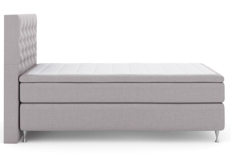 Select No 5 Komplett Sängpaket 120x200 Medium Latex - Ljusgrå/Silver - Möbler - Sovrum - Sängar - Kontinentalsängar