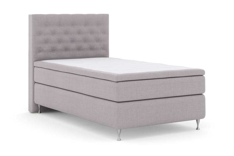 Select No 5 Komplett Sängpaket 120x200 Medium Latex - Ljusgrå/Silver - Möbler - Sovrum - Sängar - Kontinentalsängar