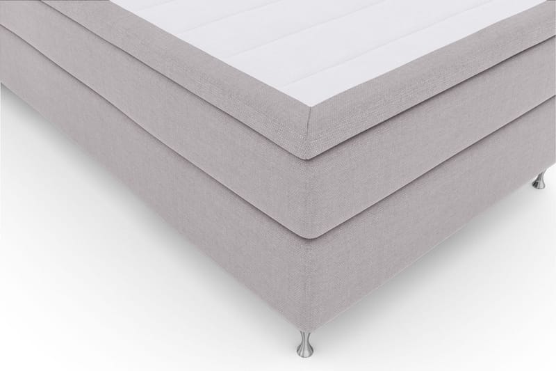 Select No 5 Komplett Sängpaket 120x200 Medium Latex - Ljusgrå/Silver - Möbler - Sovrum - Sängar - Kontinentalsängar