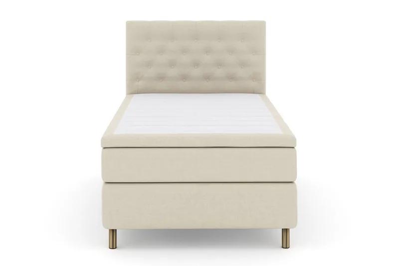 Select No 5 Komplett Sängpaket 120x200 Medium Watergel, Beige/Koppar