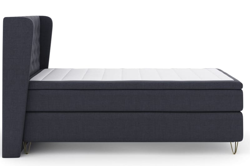 Select No 5 Komplett Sängpaket 120x200 Medium Watergel - Blå/Metall V-form - Möbler - Sovrum - Sängar - Kontinentalsängar