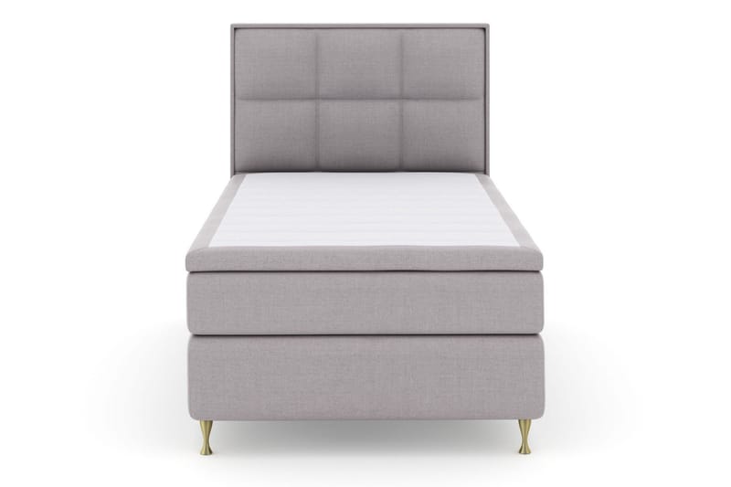 Select No 5 Komplett Sängpaket 120x200 Medium Watergel - Ljusgrå/Guld - Möbler - Sovrum - Sängar - Kontinentalsängar