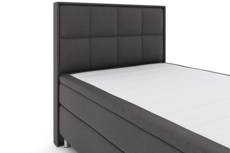 Select No 5 Komplett Sängpaket 140x200 Fast Latex - Mörkgrå/Metall - Möbler - Sovrum - Sängar - Kontinentalsängar