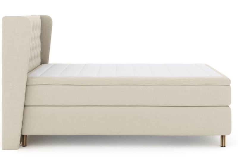 Select No 5 Komplett Sängpaket 140x200 Fast/Medium Latex - Beige/Koppar - Möbler - Sovrum - Sängar - Kontinentalsängar