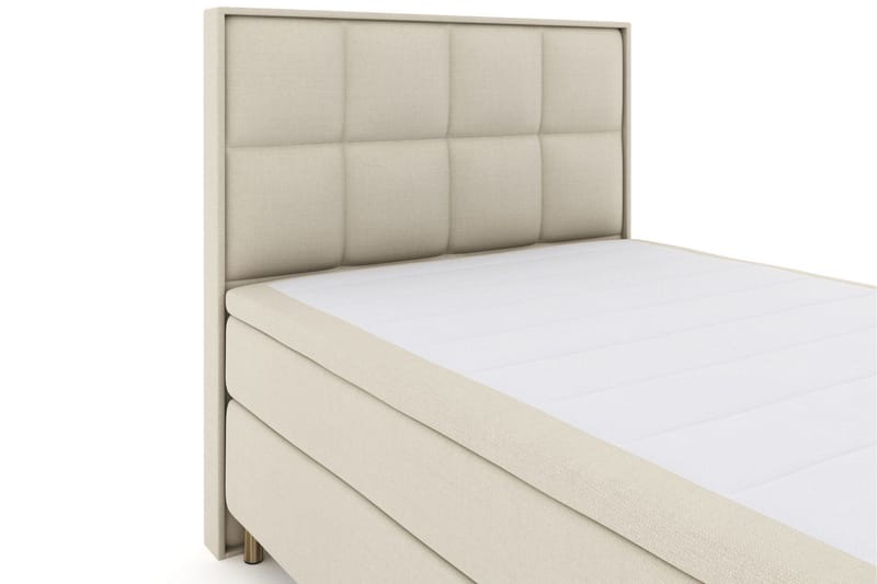 Select No 5 Komplett Sängpaket 140x200 Fast/Medium Latex - Beige/Koppar - Möbler - Sovrum - Sängar - Kontinentalsängar
