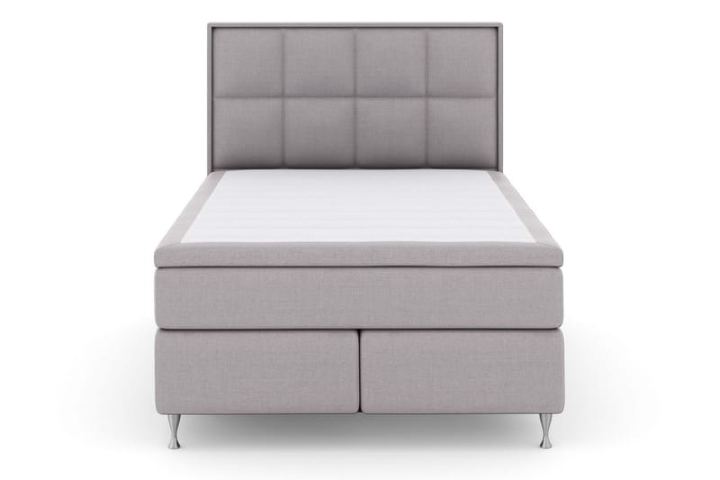 Select No 5 Komplett Sängpaket 140x200 Fast/Medium Latex - Ljusgrå/Silver - Möbler - Sovrum - Sängar - Kontinentalsängar