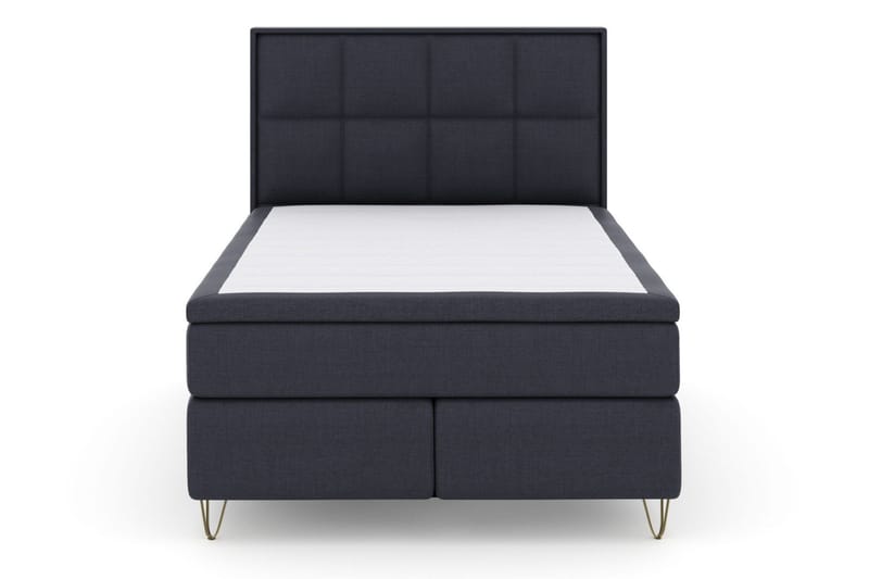 Select No 5 Komplett Sängpaket 140x200 Fast/Medium Watergel - Blå/Metall V-form - Möbler - Sovrum - Sängar - Kontinentalsängar