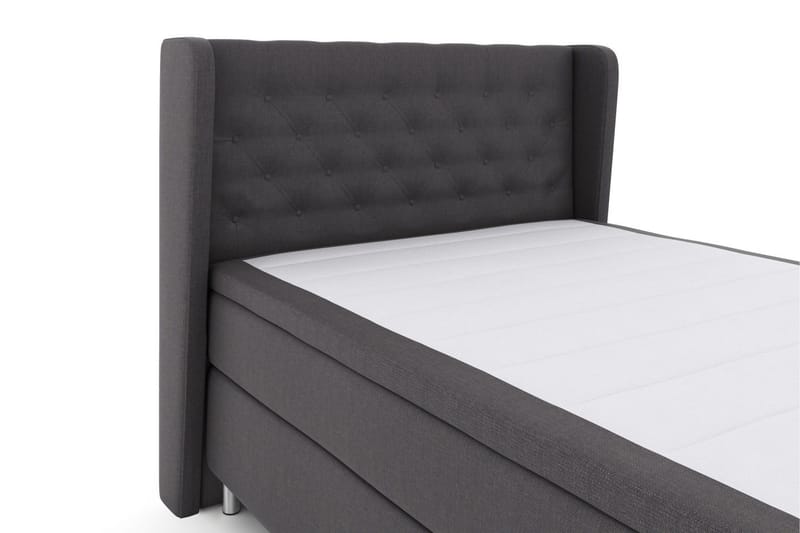 Select No 5 Komplett Sängpaket 140x200 Medium Watergel - Mörkgrå/Metall - Möbler - Sovrum - Sängar - Kontinentalsängar