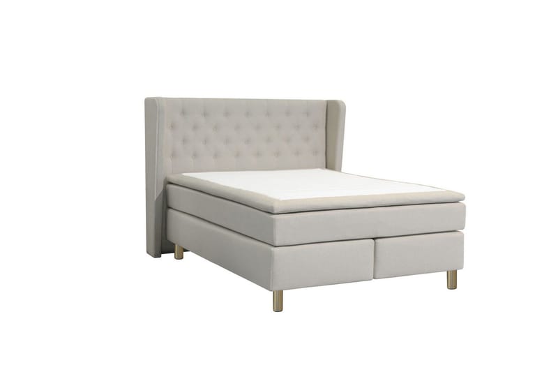 Select No 5 Komplett Sängpaket 160x200 Fast Latex - Beige/Koppar - Möbler - Sovrum - Sängar - Kontinentalsängar