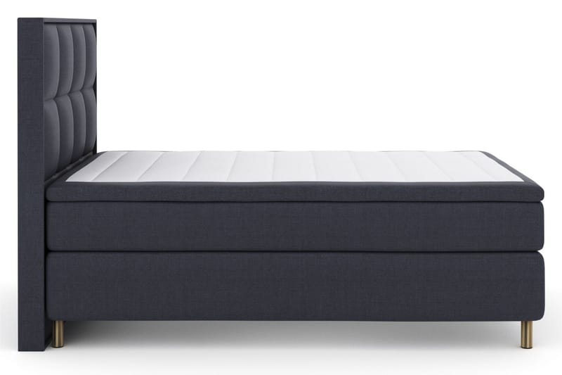 Select No 5 Komplett Sängpaket 160x200 Fast/Medium Watergel, Blå/Metall