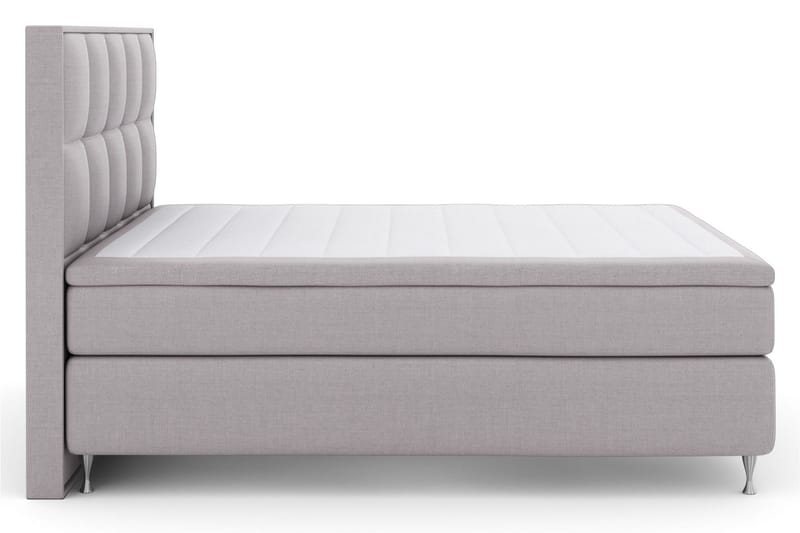 Select No 5 Komplett Sängpaket 160x200 Fast/Medium Watergel, Ljusgrå/Silver