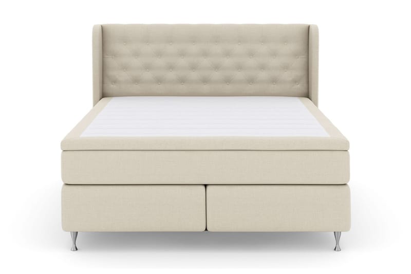 Select No 5 Komplett Sängpaket 180x200 Fast Watergel - Beige/Silver - Möbler - Sovrum - Sängar - Kontinentalsängar