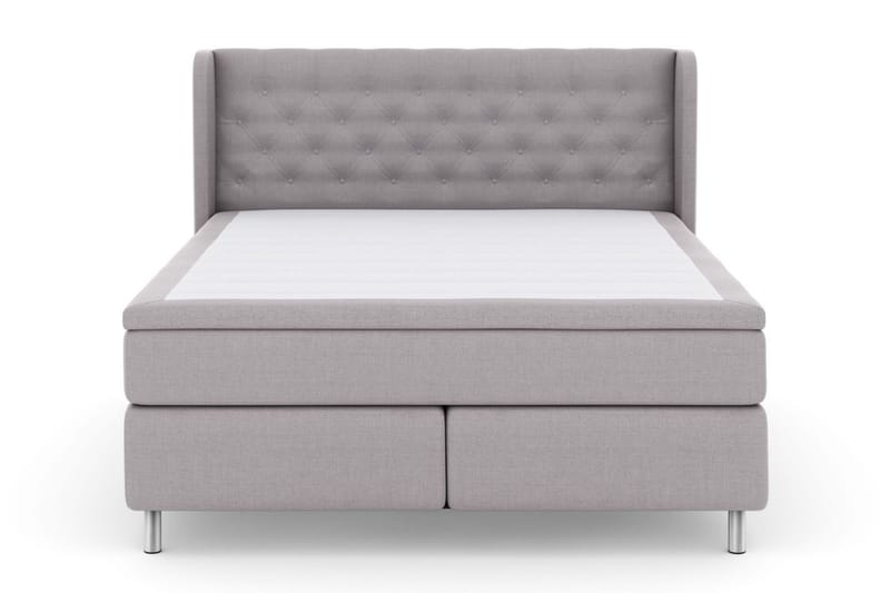 Select No 5 Komplett Sängpaket 210x210 Fast/Medium Watergel - Ljusgrå/Metall - Möbler - Sovrum - Sängar - Kontinentalsängar