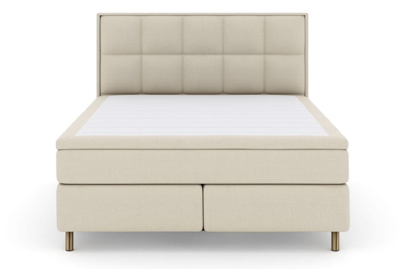 Select No 5 Komplett Sängpaket 210x210 Medium Latex - Beige/Koppar - Möbler - Sovrum - Sängar - Kontinentalsängar