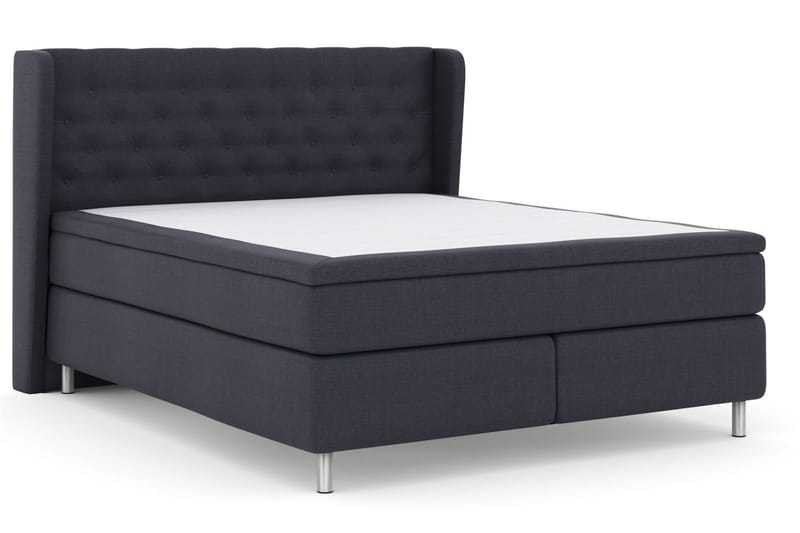 Select No 5 Komplett Sängpaket 210x210 Medium Watergel - Blå/Metall - Möbler - Sovrum - Sängar - Kontinentalsängar