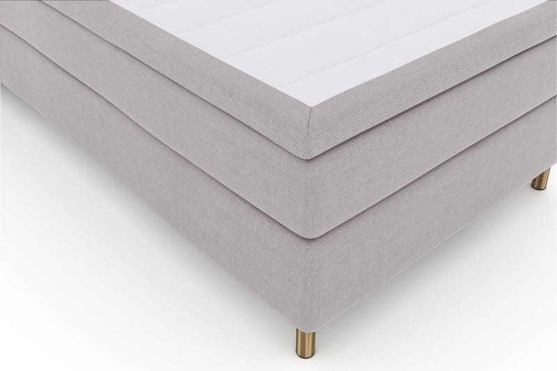 Select No 5 Kontinentalsäng 120x200 Fast Latex - Ljusgrå/Koppar - Möbler - Sovrum - Sängar - Kontinentalsängar