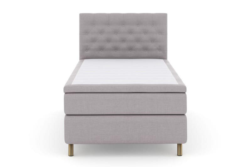 Select No 5 Kontinentalsäng 120x200 Fast Latex - Ljusgrå/Koppar - Möbler - Sovrum - Sängar - Kontinentalsängar