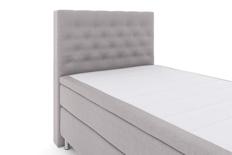 Select No 5 Kontinentalsäng 120x200 Fast Latex - Ljusgrå/Metall - Möbler - Sovrum - Sängar - Kontinentalsängar