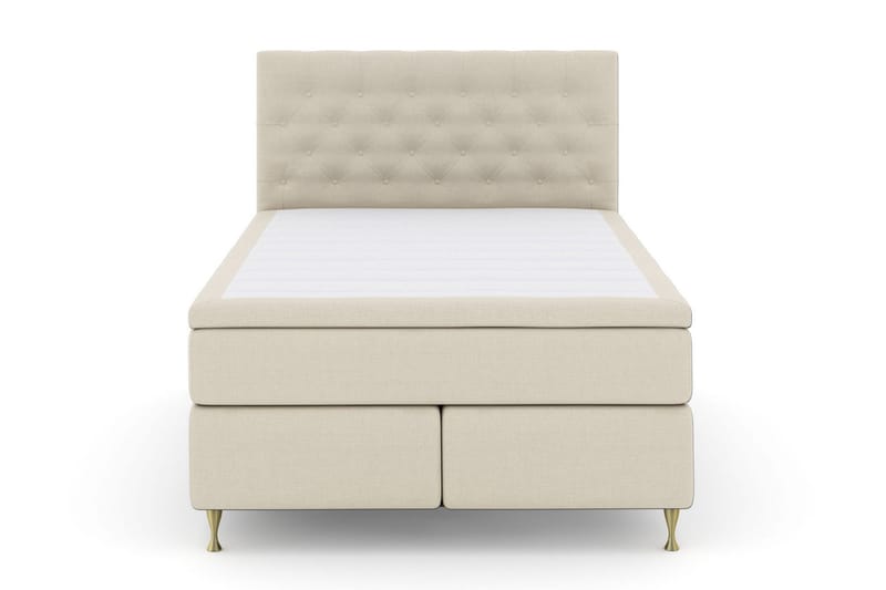 Select No 5 Kontinentalsäng 140x200 Fast Latex - Beige/Guld - Möbler - Sovrum - Sängar - Kontinentalsängar