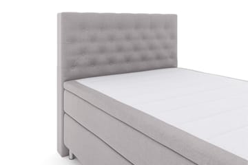 Select No 5 Kontinentalsäng 140x200 Fast/Medium Watergel - Ljusgrå/Metall - Möbler - Sovrum - Sängar - Kontinentalsängar