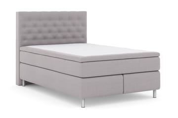 Select No 5 Kontinentalsäng 140x200 Fast/Medium Watergel - Ljusgrå/Metall - Möbler - Sovrum - Sängar - Kontinentalsängar