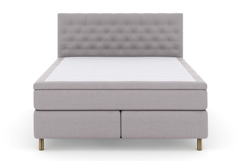 Select No 5 Kontinentalsäng 180x200 Fast Latex - Ljusgrå/Koppar - Möbler - Sovrum - Sängar - Kontinentalsängar