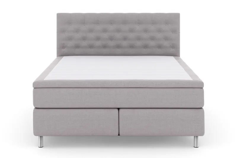 Select No 5 Kontinentalsäng 180x200 Fast Latex - Ljusgrå/Metall - Möbler - Sovrum - Sängar - Kontinentalsängar