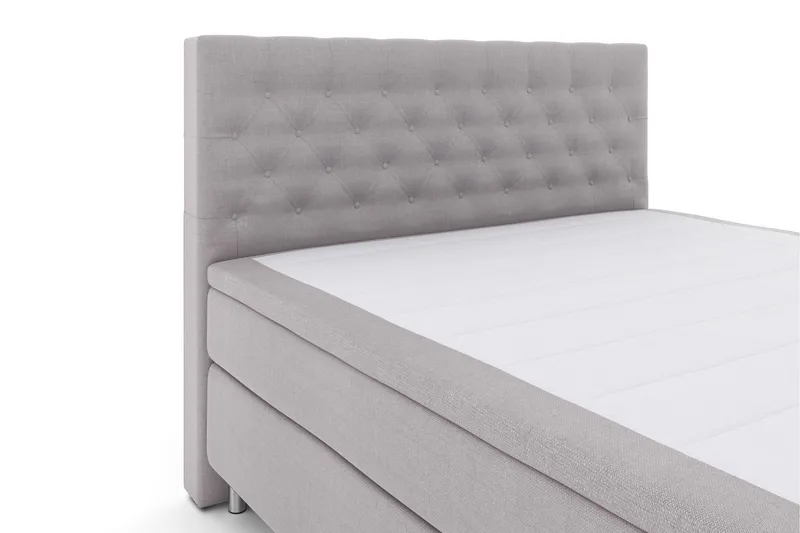 Select No 5 Kontinentalsäng 180x200 Fast Latex - Ljusgrå/Metall - Möbler - Sovrum - Sängar - Kontinentalsängar