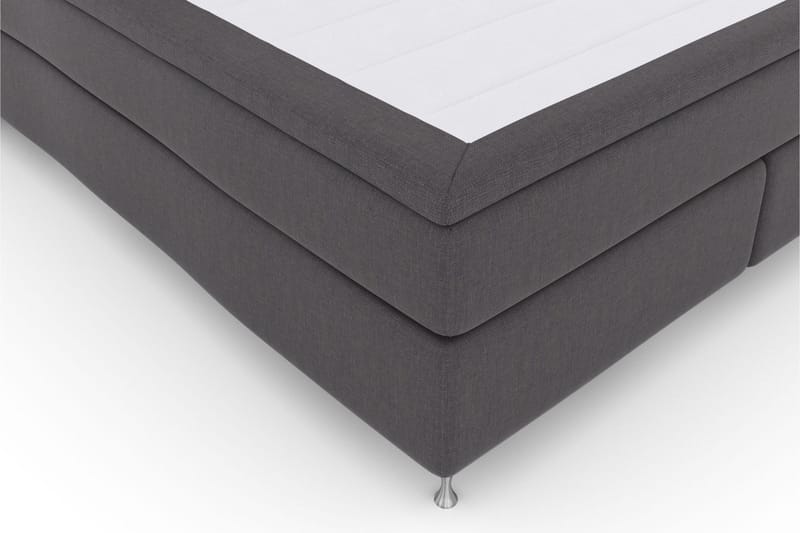 Select No 5 Kontinentalsäng 180x200 Fast/Medium Latex - Mörkgrå/Silver - Möbler - Sovrum - Sängar - Kontinentalsängar