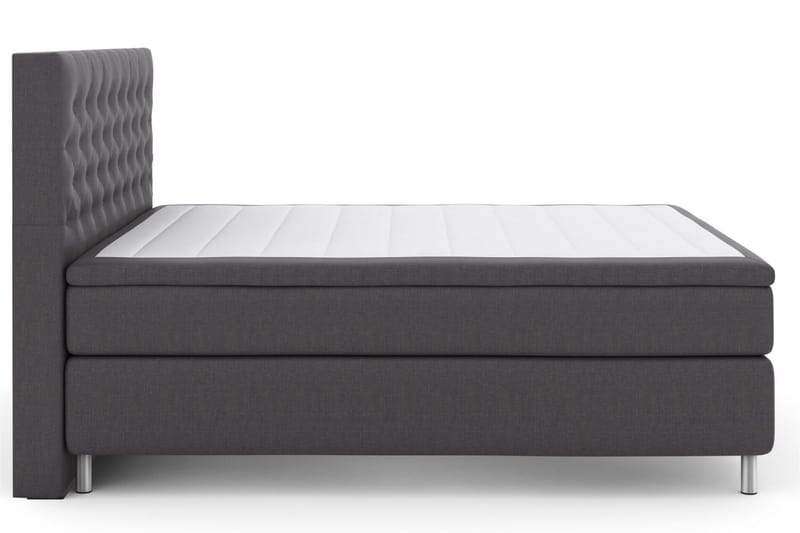 Select No 5 Kontinentalsäng 210x210 Fast Latex - Mörkgrå/Metall - Möbler - Sovrum - Sängar - Kontinentalsängar
