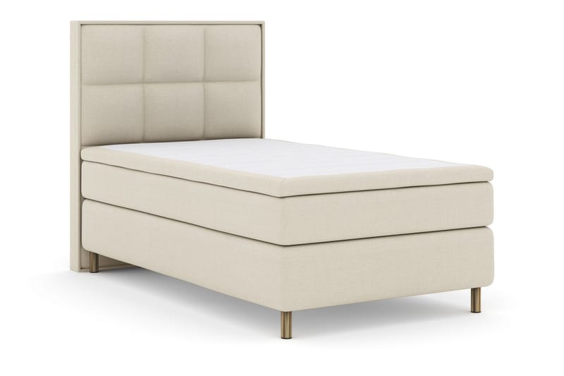 Select No 6 Komplett Sängpaket 120x200 Fast Memory/Pocket - Beige/Koppar - Möbler - Sovrum - Sängar - Kontinentalsängar