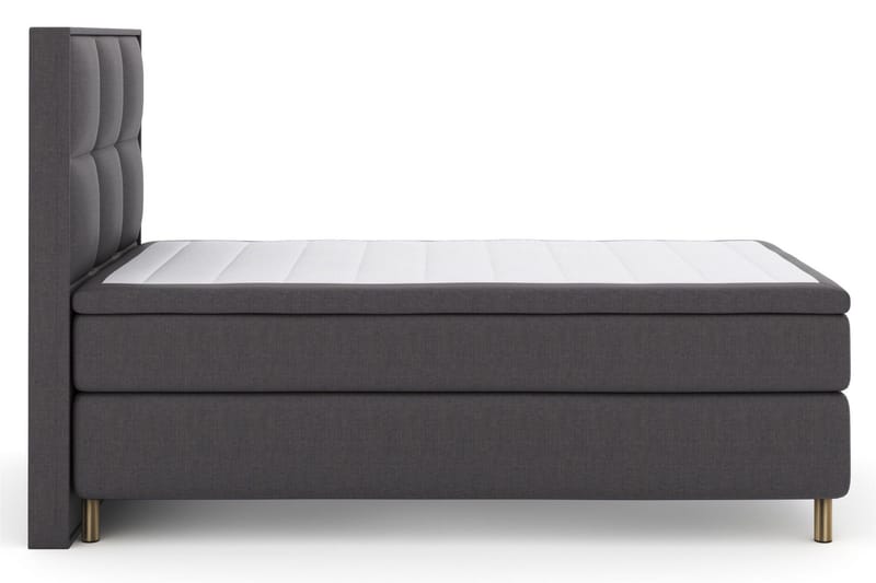 Select No 6 Komplett Sängpaket 120x200 Fast Memory/Pocket - Mörkgrå/Koppar - Möbler - Sovrum - Sängar - Kontinentalsängar