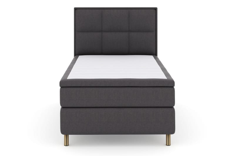 Select No 6 Komplett Sängpaket 120x200 Fast Memory/Pocket - Mörkgrå/Koppar - Möbler - Sovrum - Sängar - Kontinentalsängar