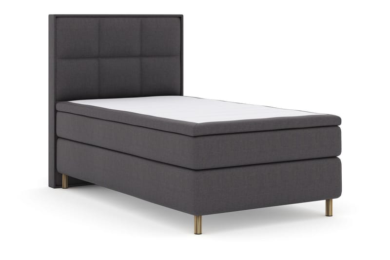 Select No 6 Komplett Sängpaket 120x200 Fast Memory/Pocket - Mörkgrå/Koppar - Möbler - Sovrum - Sängar - Kontinentalsängar