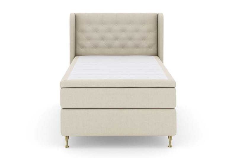 Select No 6 Komplett Sängpaket 120x200 Fast Watergel, Beige/Guld