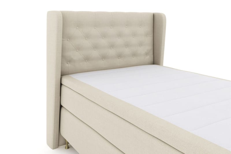 Select No 6 Komplett Sängpaket 120x200 Fast Watergel - Beige/Guld - Möbler - Sovrum - Sängar - Kontinentalsängar