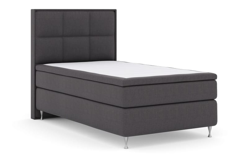 Select No 6 Komplett Sängpaket 120x200 Medium Latex/Memory - Mörkgrå/Silver - Möbler - Sovrum - Sängar - Kontinentalsängar