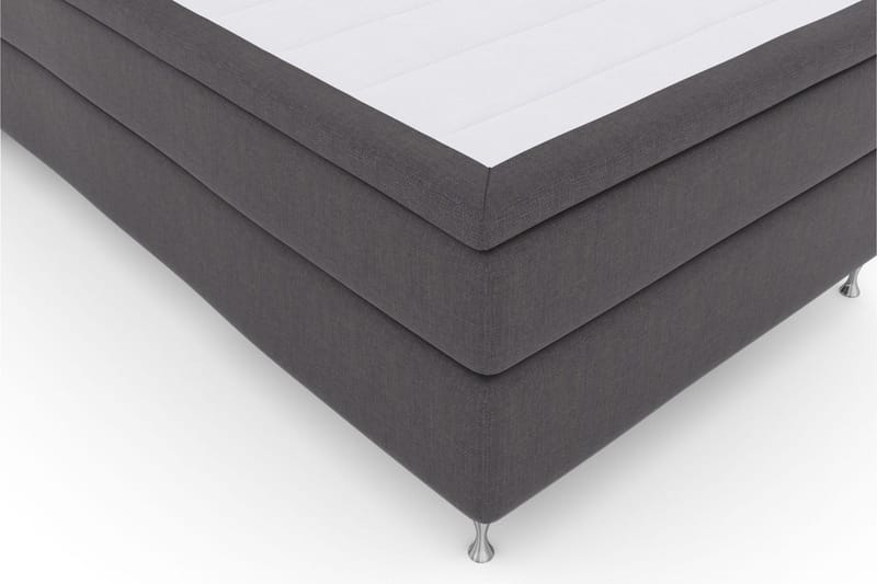 Select No 6 Komplett Sängpaket 120x200 Medium Latex/Memory - Mörkgrå/Silver - Möbler - Sovrum - Sängar - Kontinentalsängar