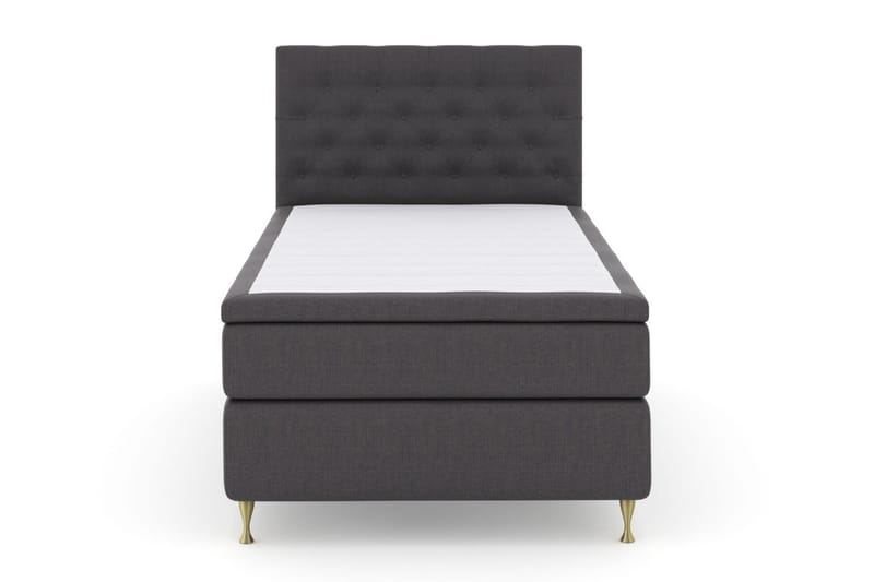 Select No 6 Komplett Sängpaket 120x200 Medium Memory/Pocket - Mörkgrå/Guld - Möbler - Sovrum - Sängar - Kontinentalsängar