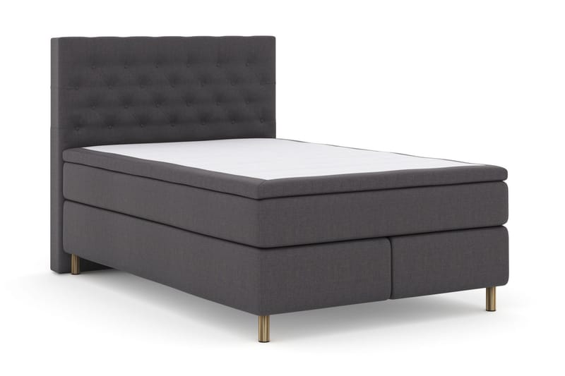 Select No 6 Komplett Sängpaket 140x200 F/M Latex/Memory - Mörkgrå/Koppar - Möbler - Sovrum - Sängar - Kontinentalsängar