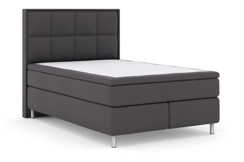 Select No 6 Komplett Sängpaket 140x200 F/M Latex/Memory - Mörkgrå/Metall - Möbler - Sovrum - Sängar - Kontinentalsängar