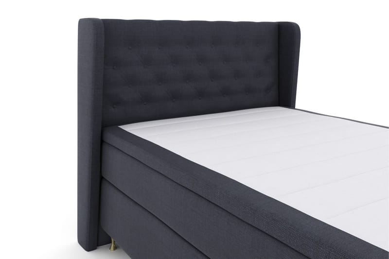 Select No 6 Komplett Sängpaket 140x200 F/M Memory/Pocket - Blå/Guld - Möbler - Sovrum - Sängar - Kontinentalsängar