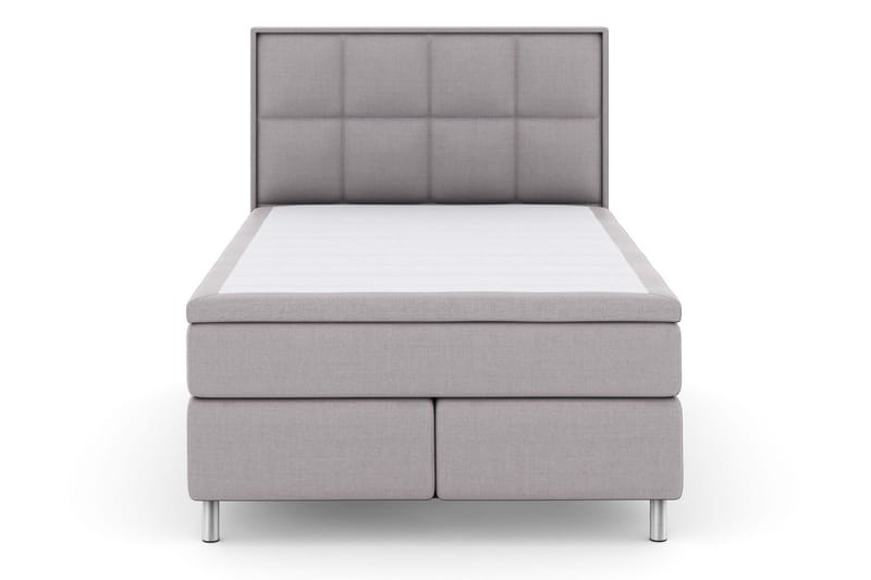 Select No 6 Komplett Sängpaket 140x200 F/M Memory/Pocket - Ljusgrå/Metall - Möbler - Sovrum - Sängar - Kontinentalsängar